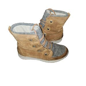 Sorel Explorer Next Joan Boots Insulated Waterproof Suede Lace Up Size 8.5